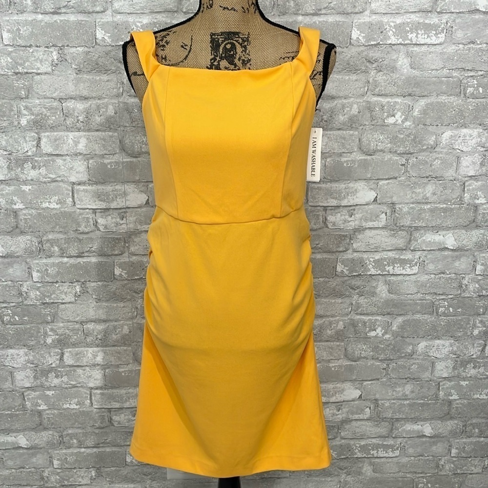 Shelby & Palmer Marigold Ruched Dress